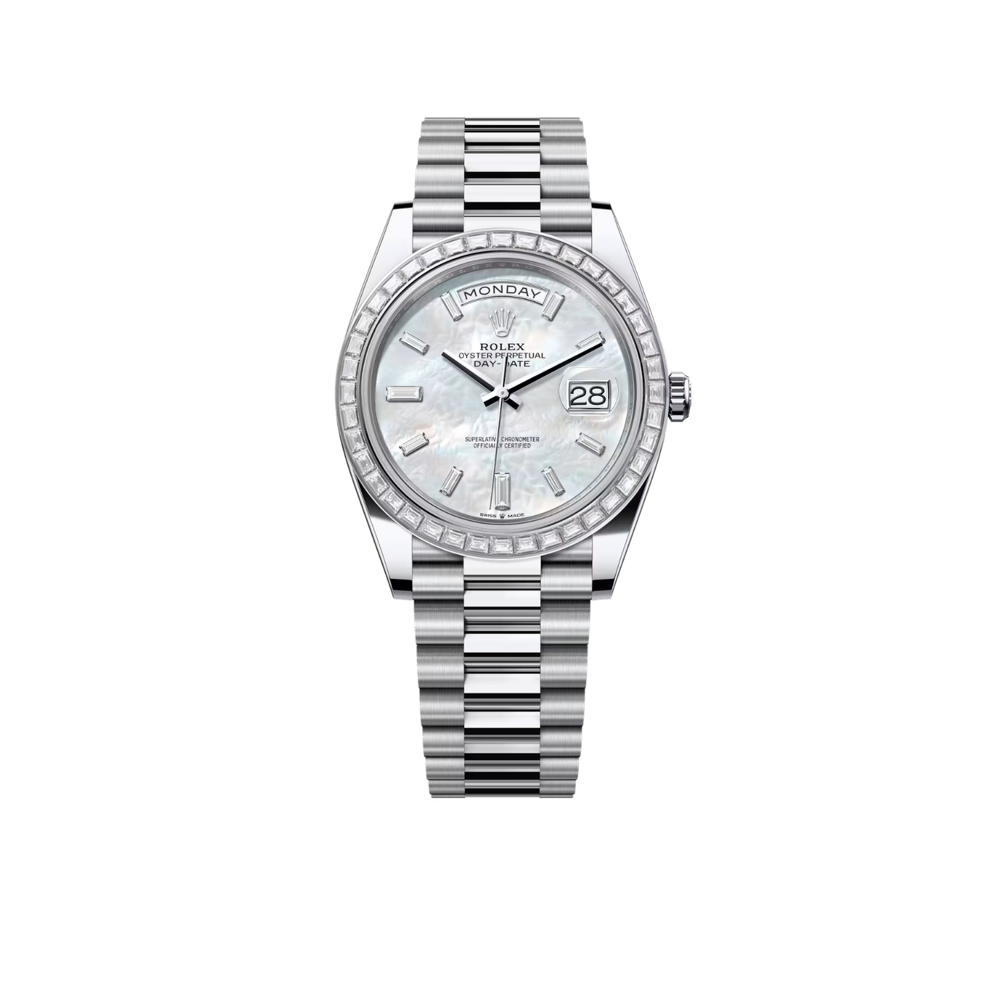 Day-Date 40mm White Mother of Pearl Dial 228349
