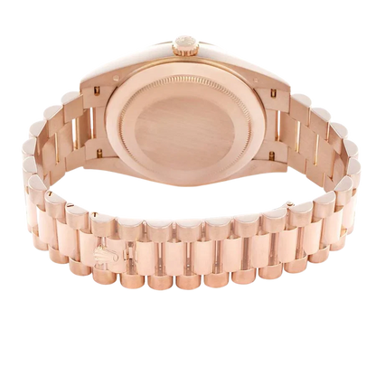 President Day-Date 40mm Rose Gold Chocolate Diamond Watch 228235