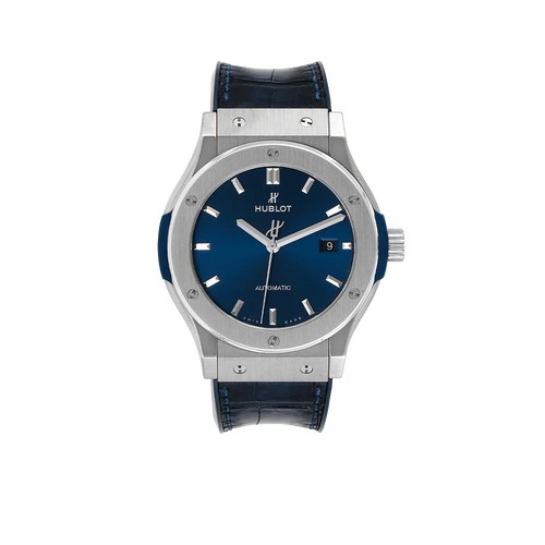 Classic Fusion Titanium 42mm Blue Dial Mens Watch 542.NX.7170.LR