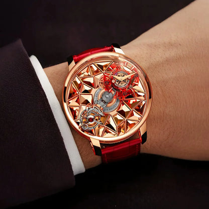 Astronomia Revolution Four-Axis Tourbillon 47mm Rose Gold, Sapphire Manual Winding AT180.40.AB.AA.A