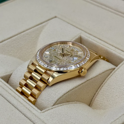 Day-Date 40mm 18K Yellow Gold Champagne Diamonds Dial 228398tbr-0036