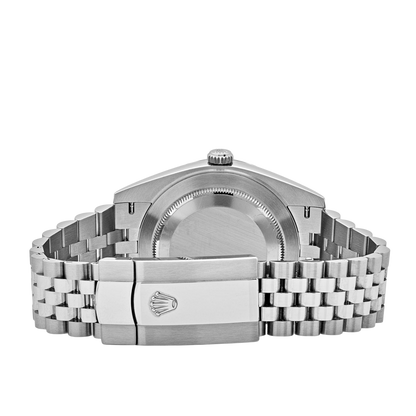 Datejust 41mm 126334 Stainless Steel Fluted Motif Blue Dial Jubilee