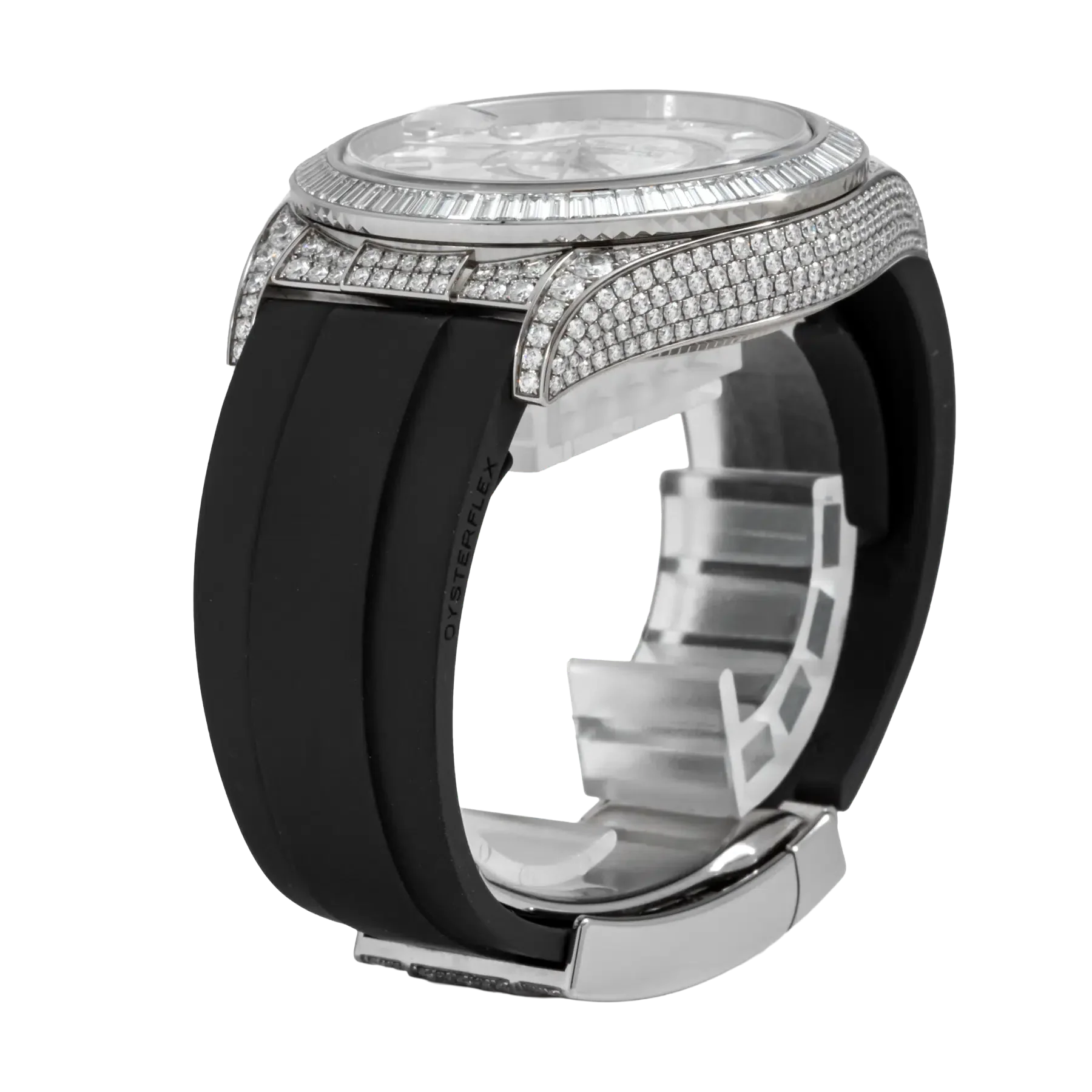Sky-Dweller 42mm 18K White Gold Meteorite Dial Diamond Watch 326259TBR