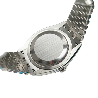 Datejust 41mm Steel White Gold Black Dial Mens Watch m126334-0018