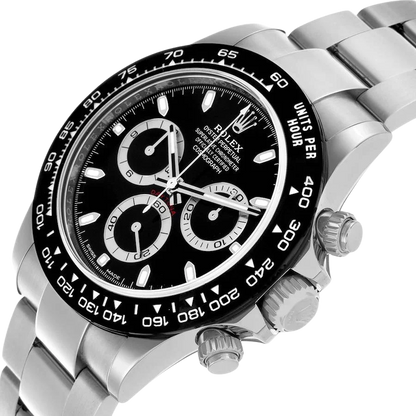 Daytona Panda 40mm Chronograph Black Dial Mens Watch 116500