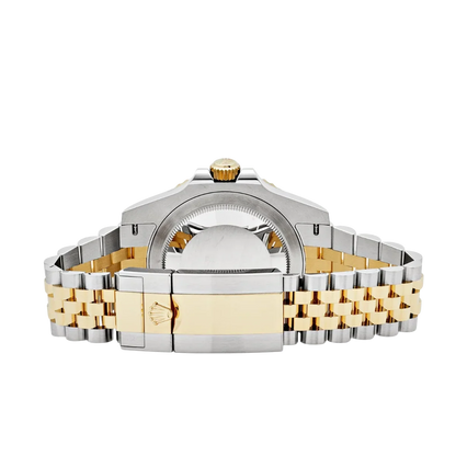 GMT-Master II  40mm Stainless Steel Yellow Gold Black Dial Jubilee 126713GRNR-0001