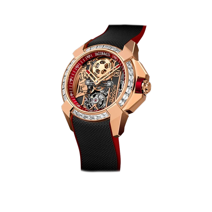 Epic X Flight of CR7 Baguette Rose Gold Manual Winding 44mm EX120.43.BC.AB.A