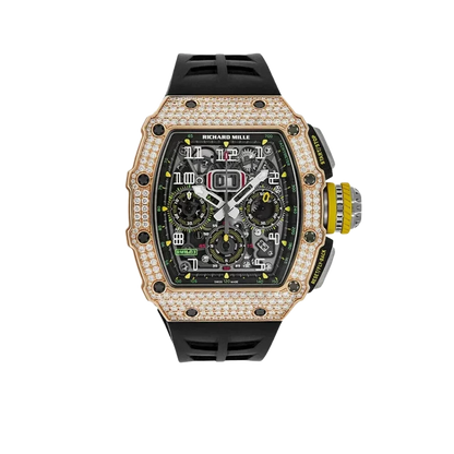 RM 11-03 Flyback Chronograph Diamond Set Rose Gold