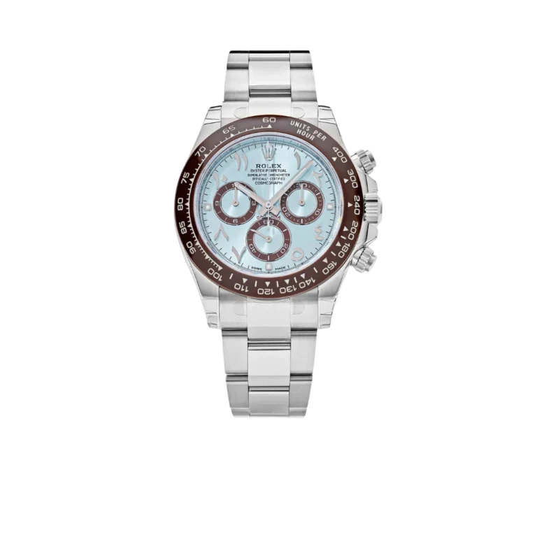 Daytona 116506 Platinum Ice Blue Arabic Dial 40mm