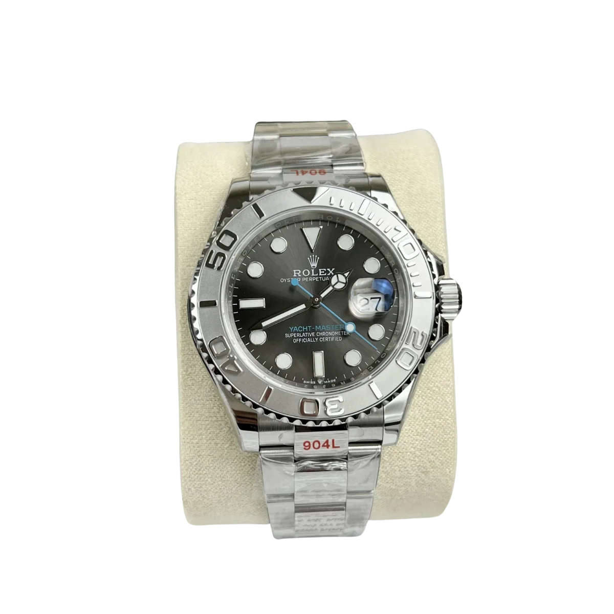 Yacht-Master 40 mm Dark Rhodium Dial, Stainless Steel Oyster Bracelet Mens Watch M126622-0001