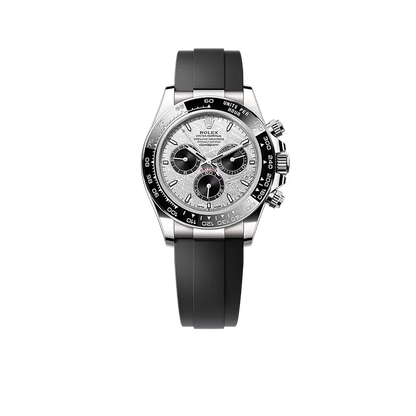 Daytona 40mm Oyster Perpetual White Gold with Meteorite and Black Dial M126519LN-0007