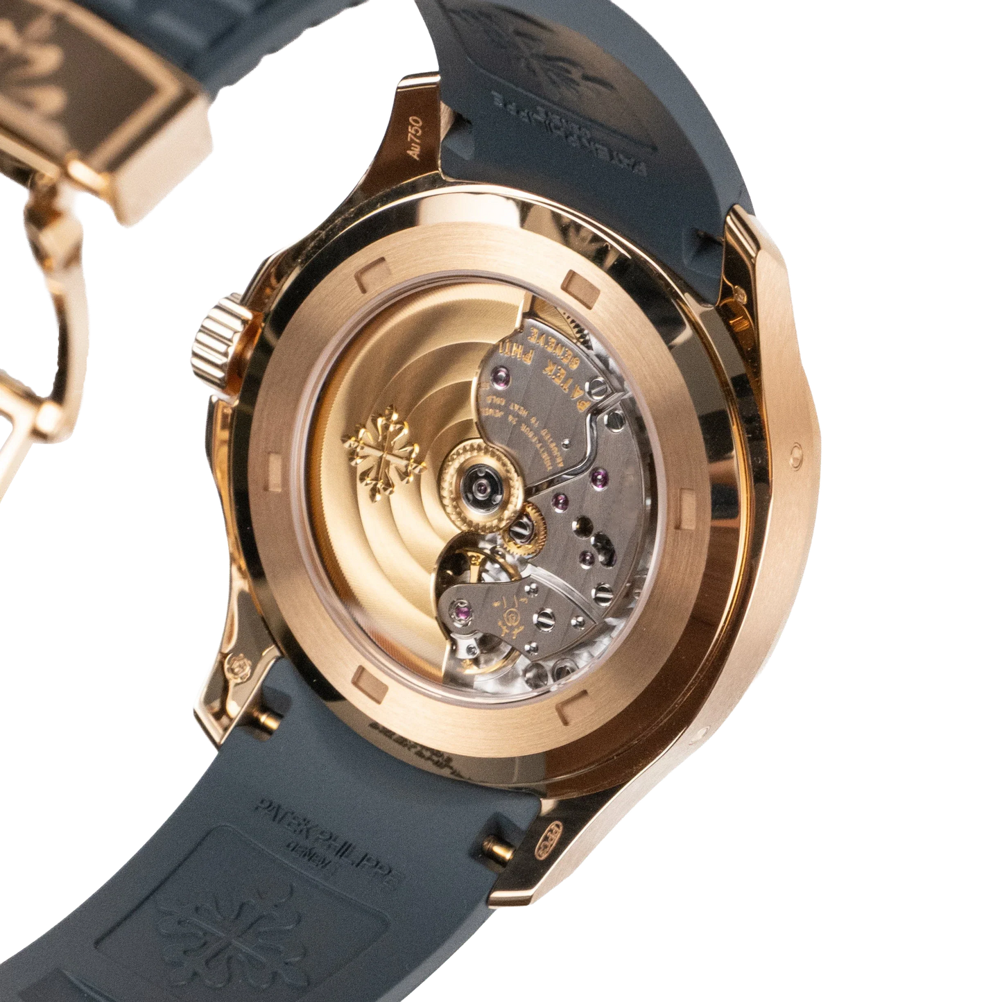 Aquanaut Luce 40mm 5261R-001 Annual Calendar Moon Phases Rose Gold Blue-Gray Dial