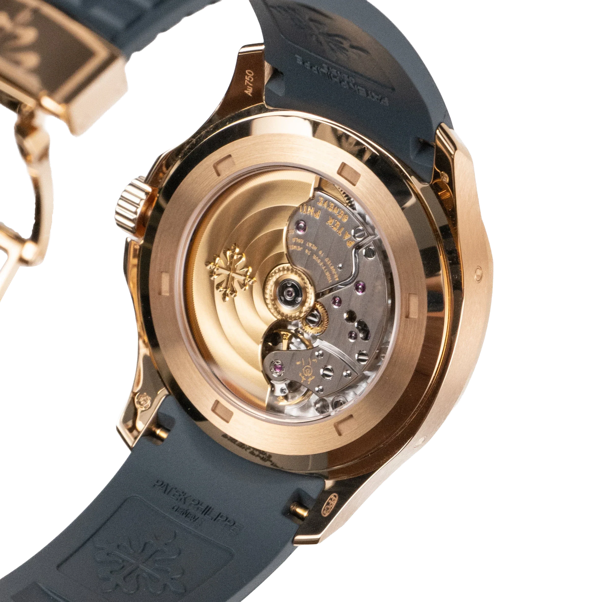 Aquanaut Luce 40mm 5261R-001 Annual Calendar Moon Phases Rose Gold Blue-Gray Dial