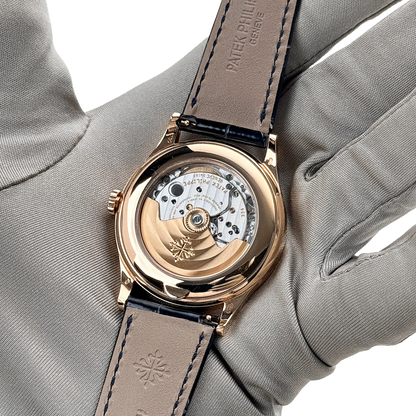 Complications 39mm 5396R-015 Annual Calendar Rose Gold Blue Dial