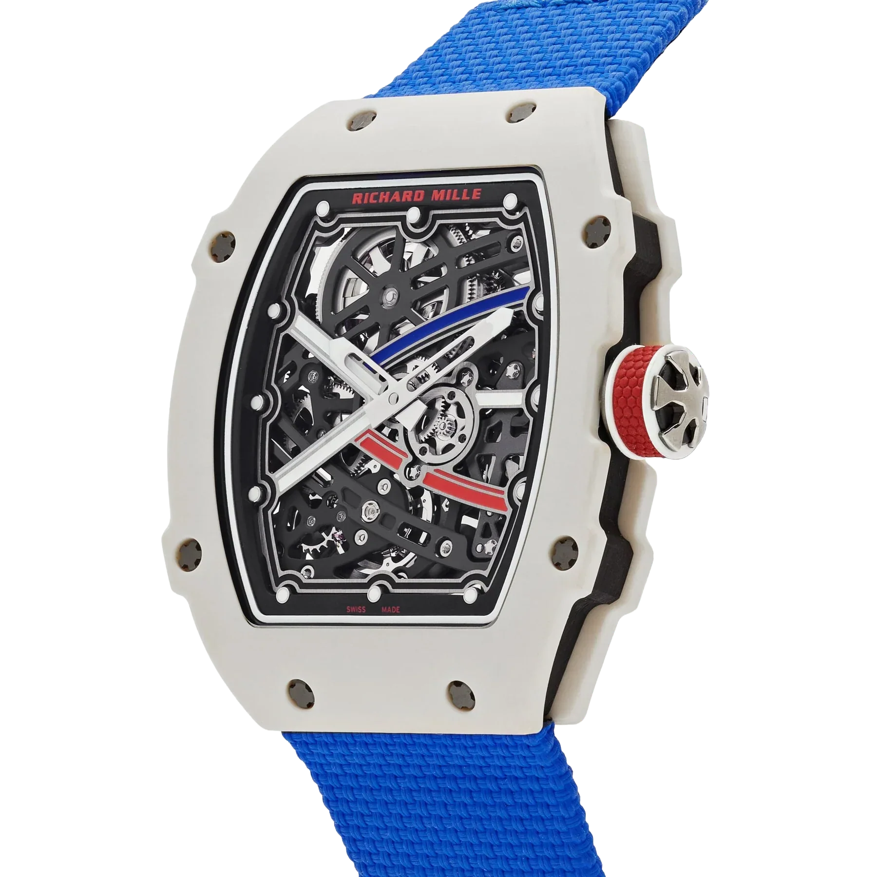 Extra Flat Alexis Pinturault France Carbon TPT White Blue Red RM 67-02