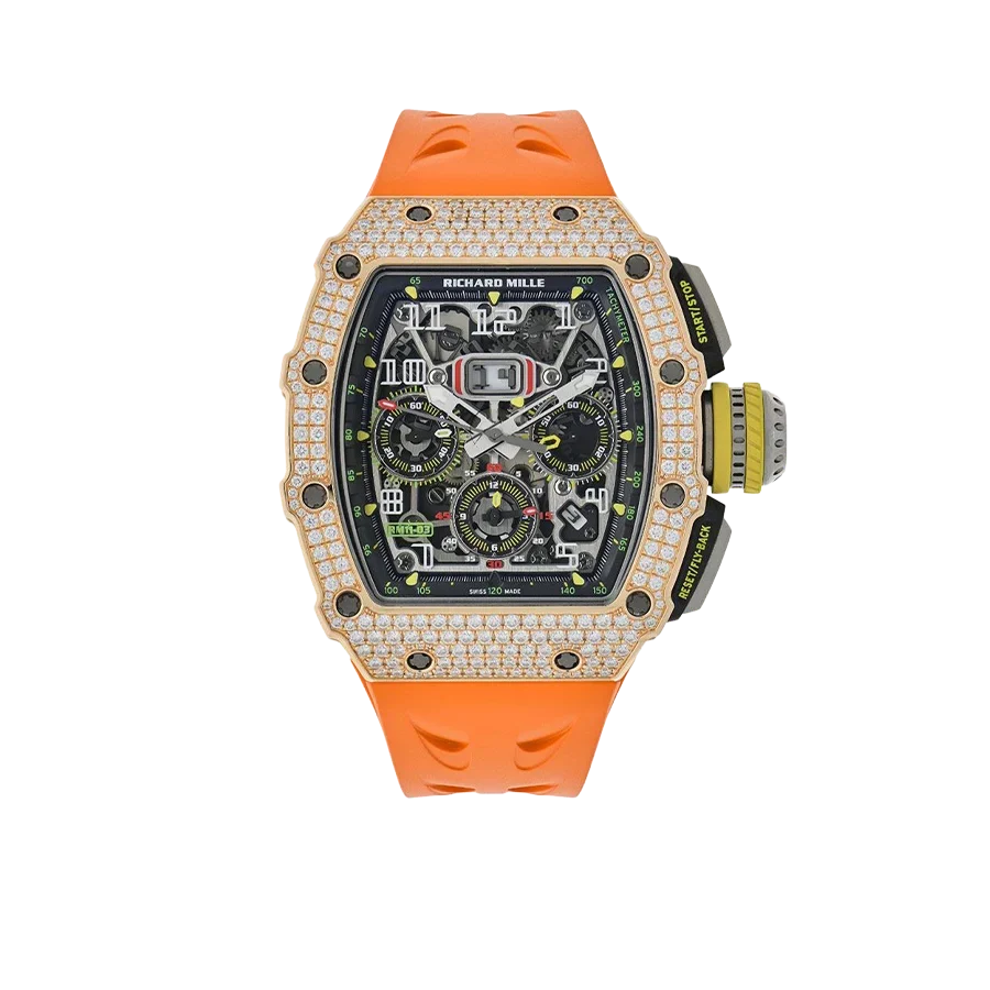 RM 11-03 Rose Gold - Skeleton Dial 45mm