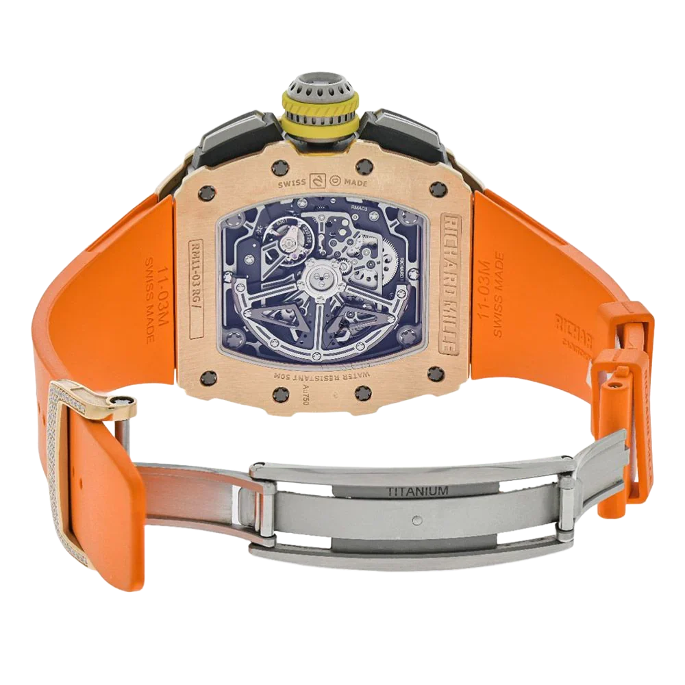 RM 11-03 Rose Gold - Skeleton Dial 45mm
