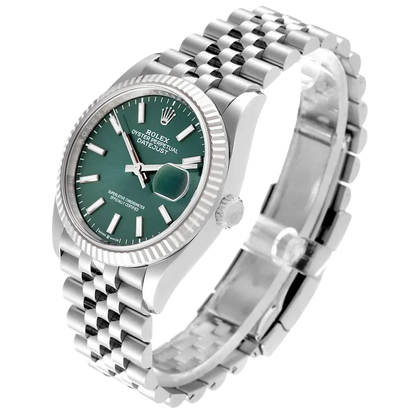 Datejust 36mm Stainless Steel Mint Green Dial Jubilee 126234
