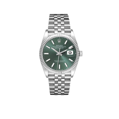Datejust 36mm Stainless Steel Mint Green Dial Jubilee 126234