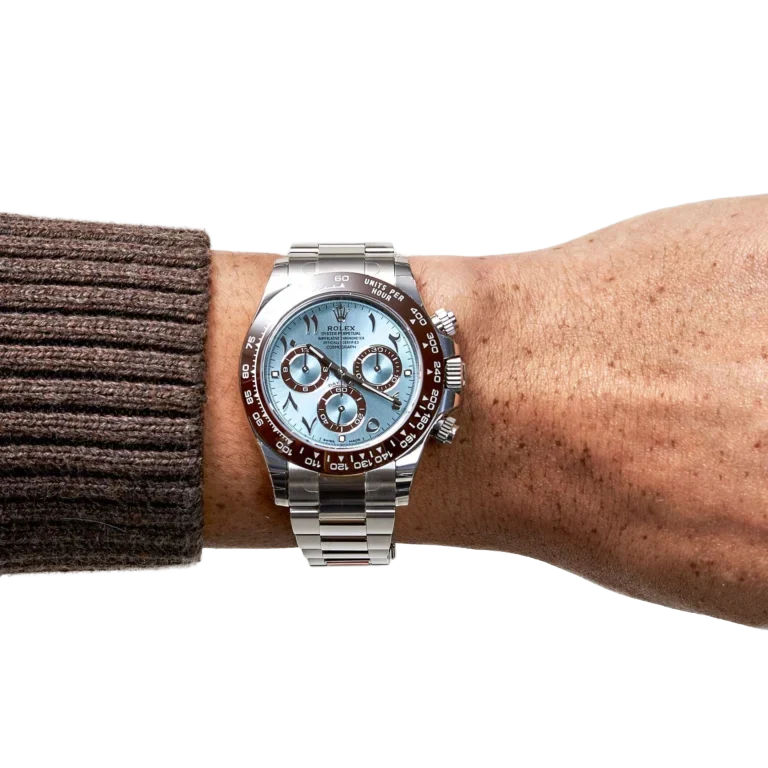 Daytona 116506 Platinum Ice Blue Arabic Dial 40mm