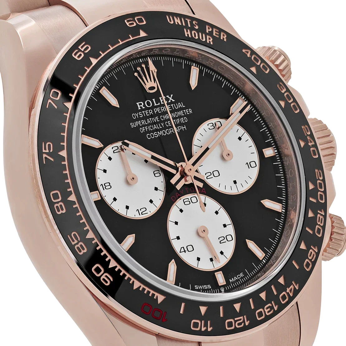 Daytona 40mm Le Mans Rose Gold Bright Black Dial (2025) 126525LN