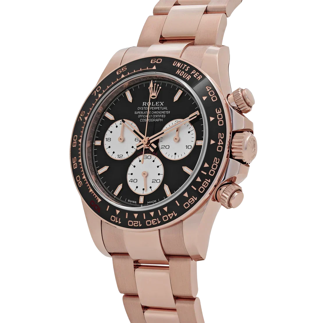 Daytona 40mm Le Mans Rose Gold Bright Black Dial (2025) 126525LN