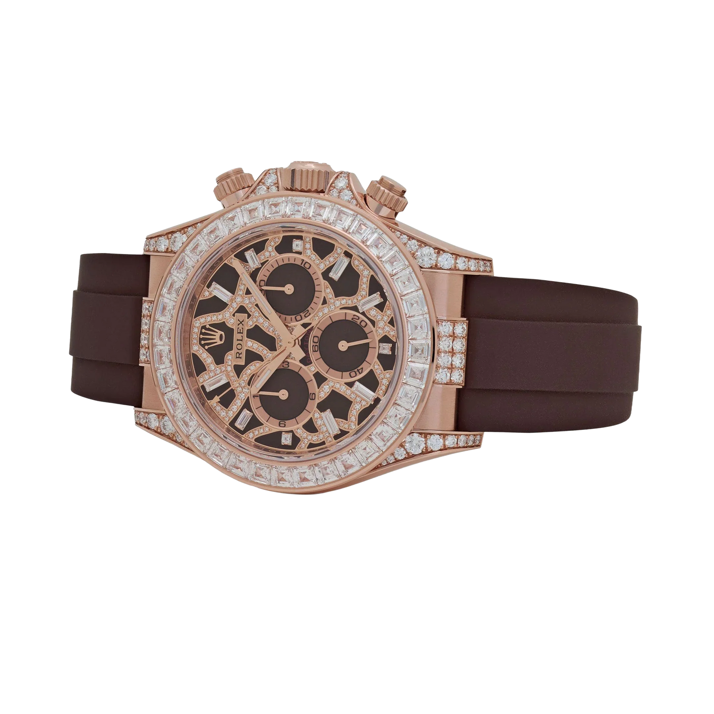 Daytona 40 mm Giraffe Rose Gold Diamond Dial 126555TBR
