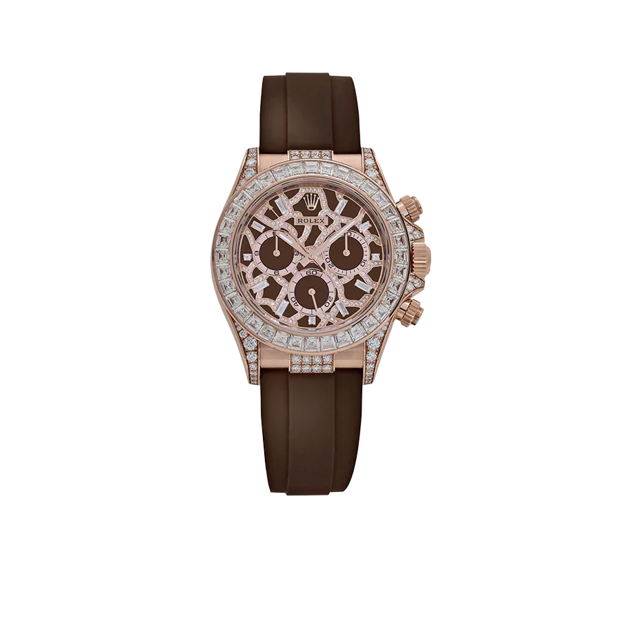 Daytona 40 mm Giraffe Rose Gold Diamond Dial 126555TBR