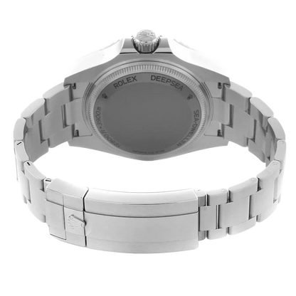 Seadweller Deepsea 44mm Black Dial Steel Mens Watch 136660 (Updated Dial)