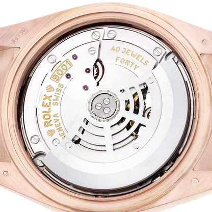 Sky-Dweller 42mm Rose Gold Chocolate Brown Dial Mens Watch 326235